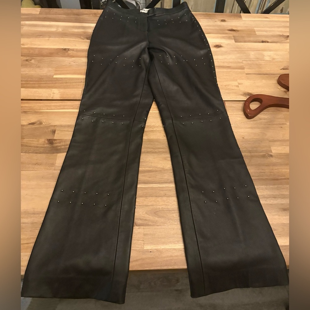 Blue Ice Vintage leather womens pants